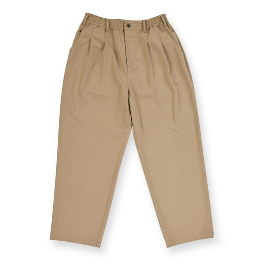 PLEATED PANTS KHAKI