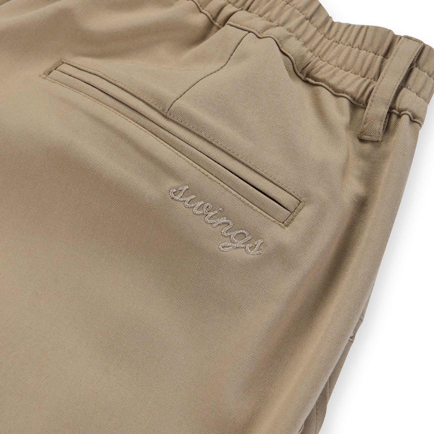 PLEATED PANTS KHAKI
