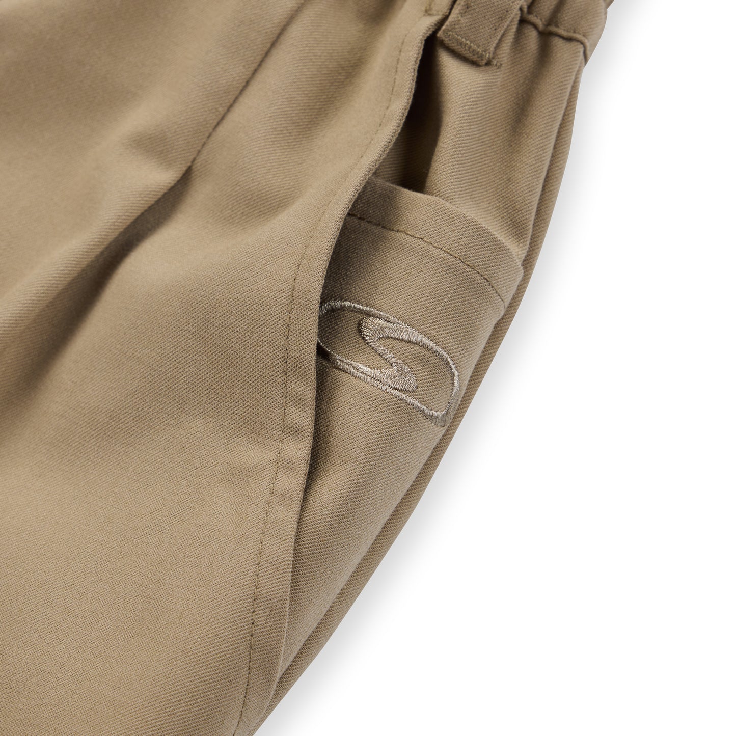 PLEATED PANTS KHAKI