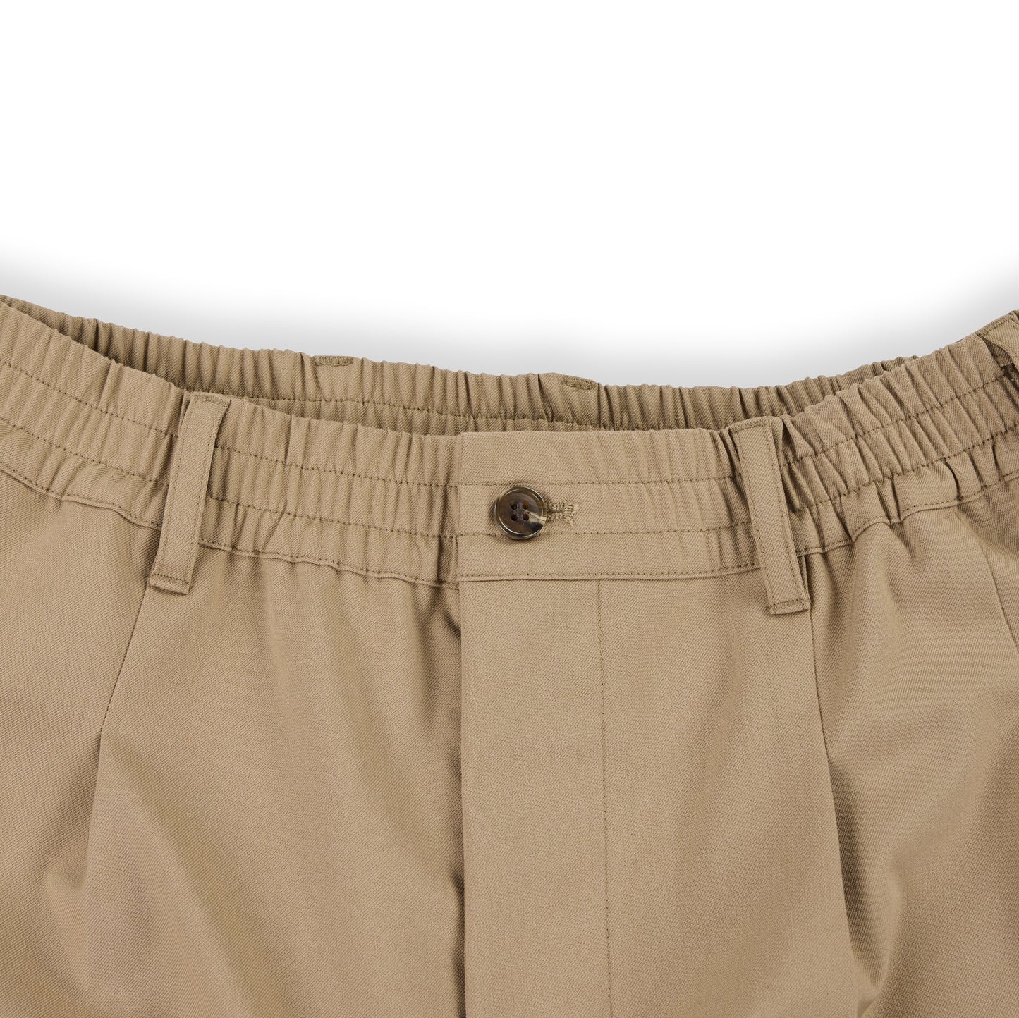 PLEATED PANTS KHAKI